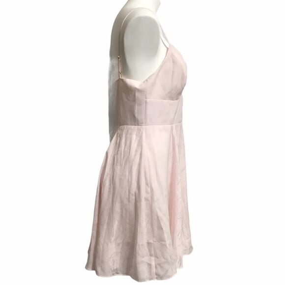 Guess Pink Slip Mini Dress Floral Print Fit & Flare Size Medium - Picture 4 of 16